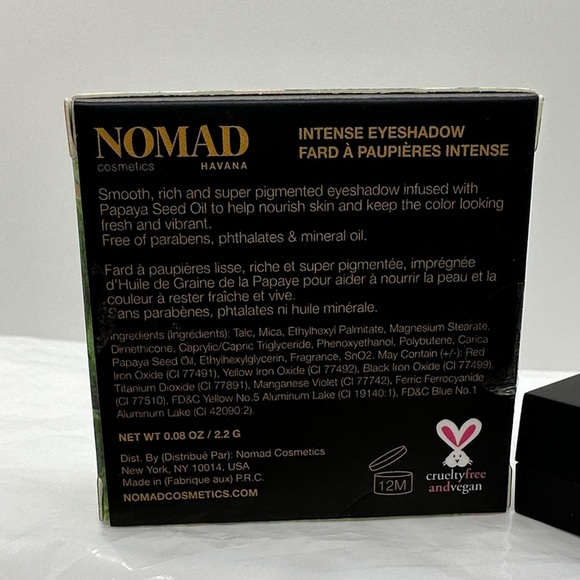 3/$15 🌼 Nomad La Habana Eyeshadow with Green and Tan Box - Picture 2 of 5